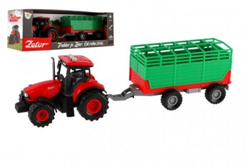 Traktor Zetor s vlekem plast 36 cm