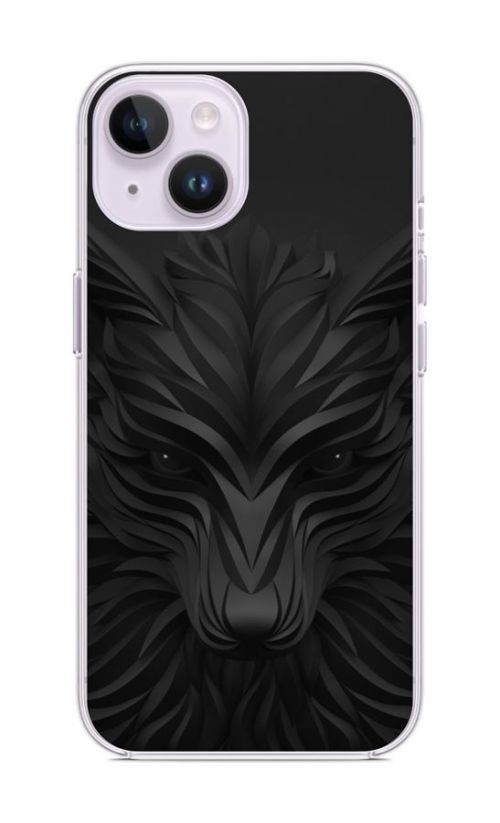 Kryt TopQ iPhone 14 Plus Černý vlk 82536