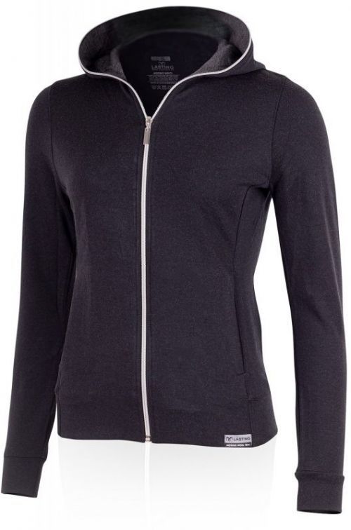 Lasting dámská merino mikina KENY černá Velikost: M