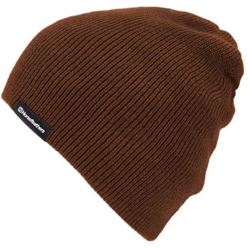 Horsefeathers YARD BEANIE Pánská zimní čepice, hnědá, velikost UNI