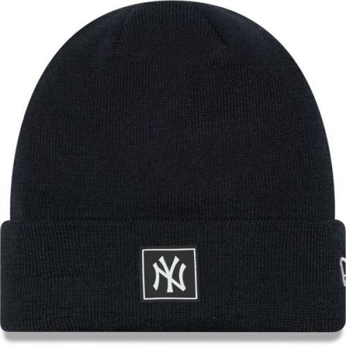 New Era MLB TEAM CUFF BEANIE NEW YORK YANKEES Klubový kulich, černá, velikost UNI