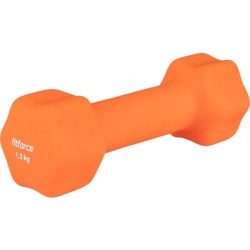 Fitforce FDBN 1,5 KG Jednoruční činka, oranžová, velikost 1,5 KG