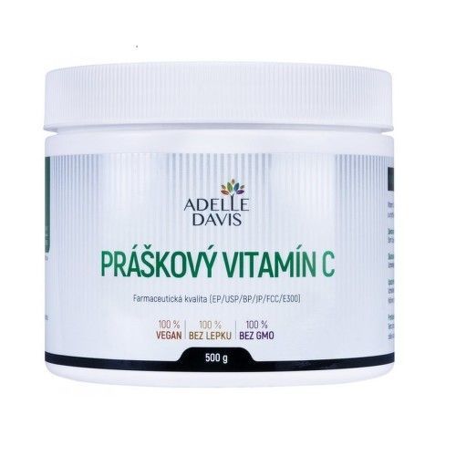 Adelle Davis Práškový vitamín C 500g