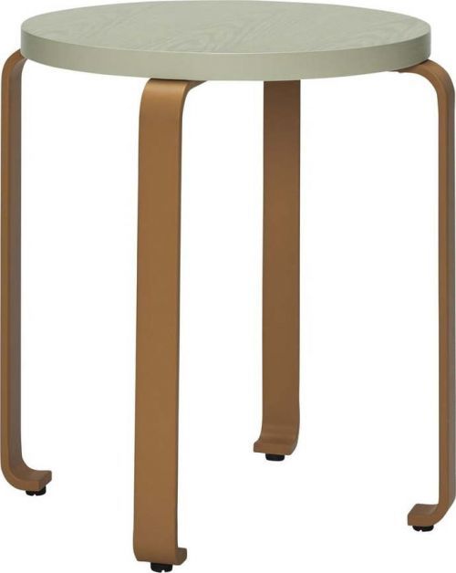 Oranžovo-zelená stolička z jasanového dřeva Smile - Hübsch