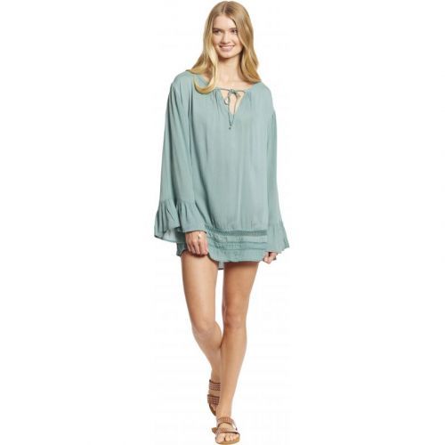ŠATY LAGACI L/S GAUZE COVER UP WITH INTE - L - 468143