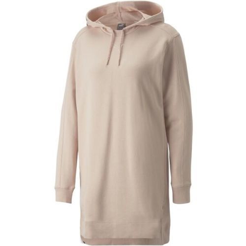Puma HER HOODED DRESS TR Dámská mikina, růžová, velikost M