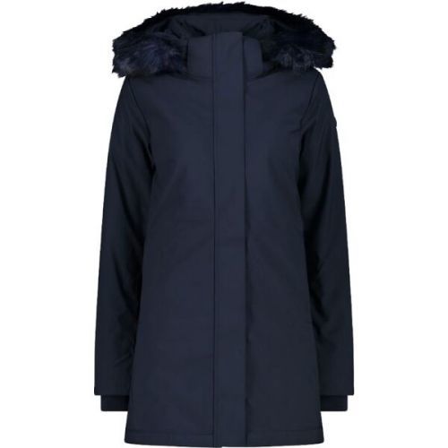 CMP WOMAN COAT ZIP HOOD Dámský softshellový kabát, modrá, velikost 40