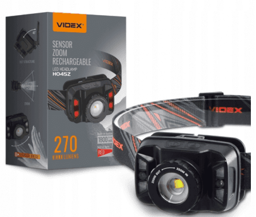 Berge LED čelovka H045Z - 270 lm - 5W - 5000K - IP65 - zoom