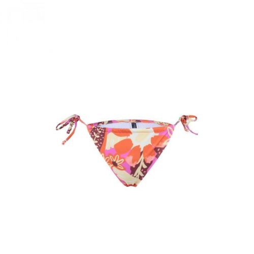 Trendyol Orange Floral Pattern Tie Bikini Bottom