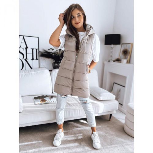 BRITA women's quilted vest beige Dstreet TY3267