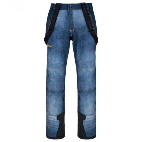 Men's softshell ski pants Kilpi JEANSO-M DARK BLUE