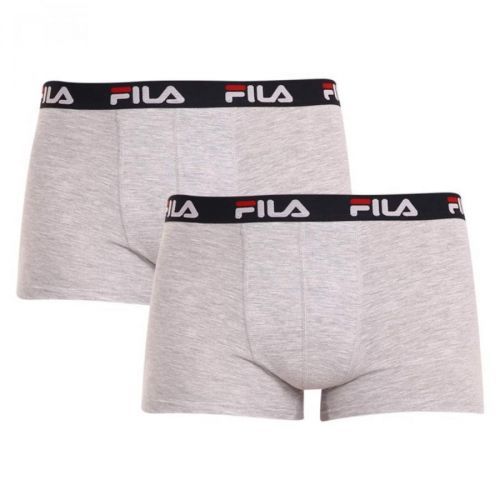 2PACK men's boxer shorts Fila gray (FU5142/2-400)