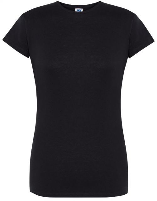 Dámské tričko JHK Regular Lady Comfort - černé, XXL