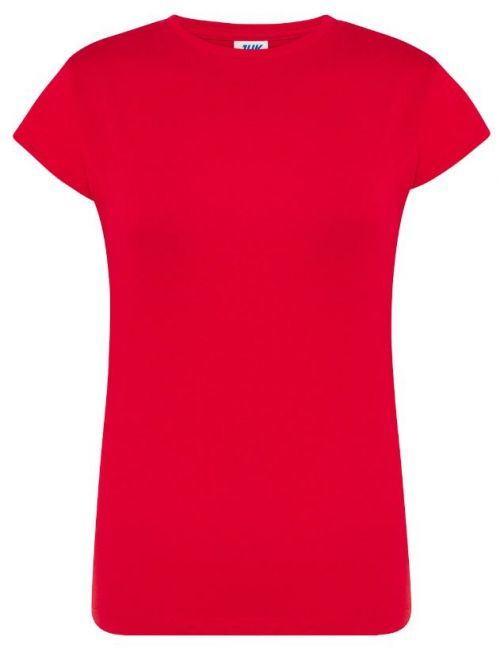 Dámské tričko JHK Regular Lady Comfort - červené, XXL