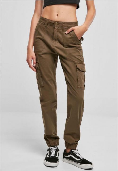 Ladies Cotton Twill Utility Pants - olive 26