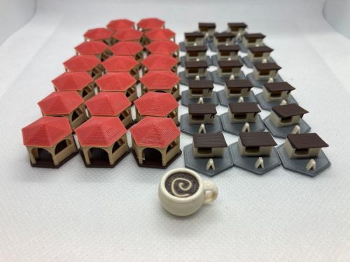 TLAMA games Archa Nova - 3D Upgrade pack - plastové žetony