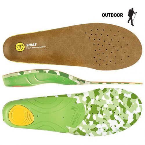 Vložky do bot Sidas Outdoor 3D Velikost bot (EU): 39-41 / Barva: zelená