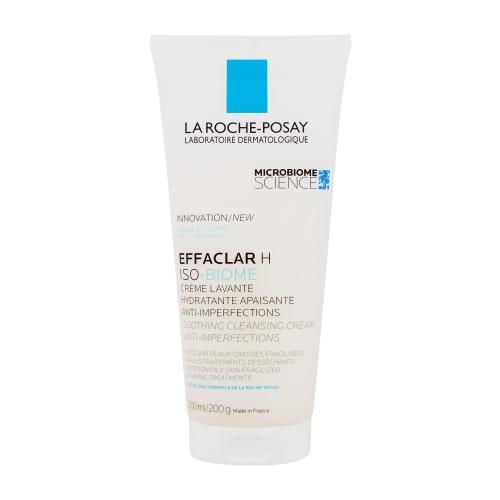 La Roche-Posay Effaclar H ISO-Biome Soothing Cleansing Cream 200 ml čisticí krém pro mastnou pleť se sklony k akné pro ženy