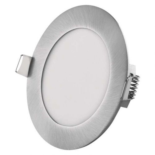 EMOS LED podhledové svítidlo NEXXO stříbrné, 12 cm, 7 W, teplá/neutrální bílá ZD1223 Teplá bílá