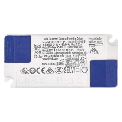 EMOS Triakově stmívatelný driver pro LED svítidla 350 mA 14 W ZZ1435T