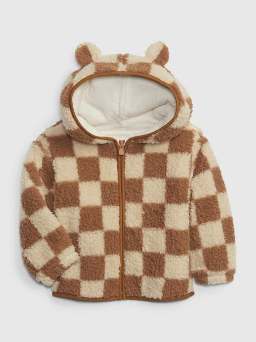 GAP Sherpa bear Mikina dětská Hnědá