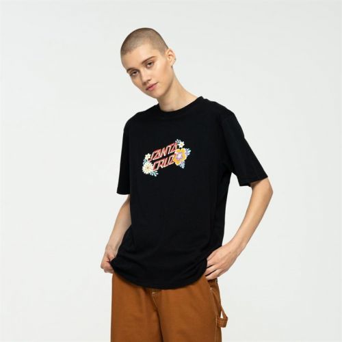 triko SANTA CRUZ - Free Spirit Floral T-Shirt Black (BLACK) velikost: 8