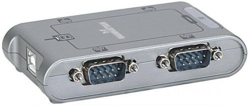 Manhattan USB 2.0 adaptér [4x D-SUB zástrčka 9pólová - 1x USB 2.0 zásuvka B] 151047