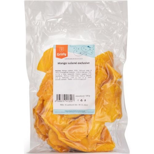 Grizly Mango exclusive sušené ovoce 500 g