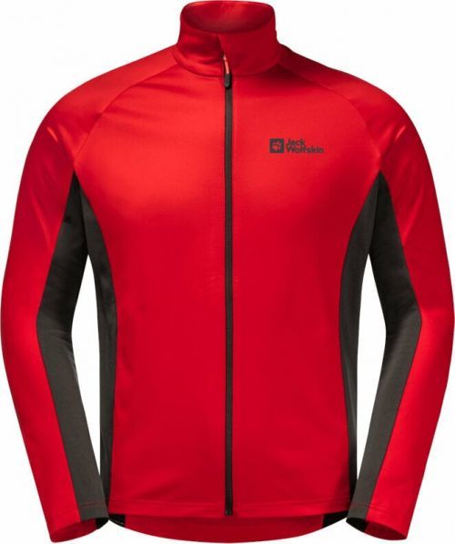 Jack Wolfskin Outdoorová mikina Morobbia Fz M Adrenaline Red 2XL