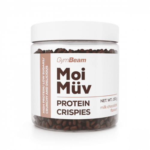 MoiMüv Protein Crispies 190 g mléčná čokoláda - GymBeam