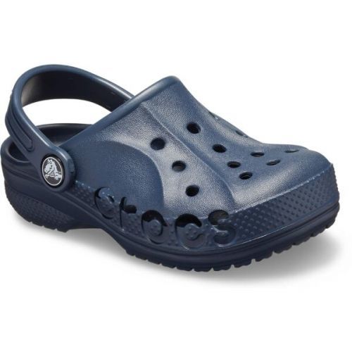 Crocs BAYA CLOG T Dětské pantofle, tmavě modrá, velikost 25/26