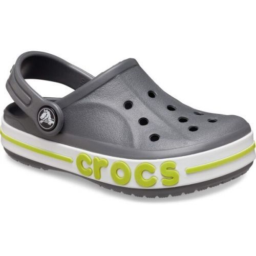 Crocs BAYABAND CLOG K Dětské pantofle, černá, velikost 29/30