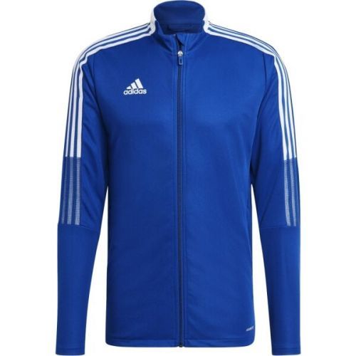 adidas TIRO21 TK JKT Pánská fotbalová mikina, modrá, velikost M