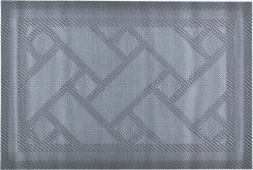 Stříbrné látkové prostírání 2 ks 30x45 cm Geom - JAHU collections