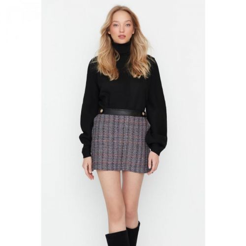 Trendyol Gray Mini Skirt