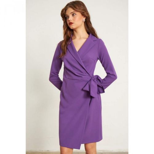 Gusto Jacket Dress - Purple