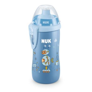 NUK Láhev na pití Junior Cup 300 ml, robot blue