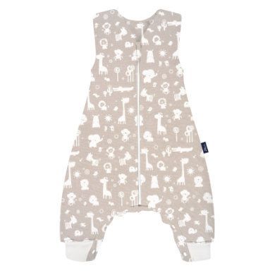 Alvi ® Sleep Overall Thermo Zoo Animals taupe