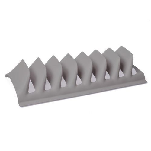 43PA STOJAN NA TALÍŘE ŠEDÝ POLIPROP