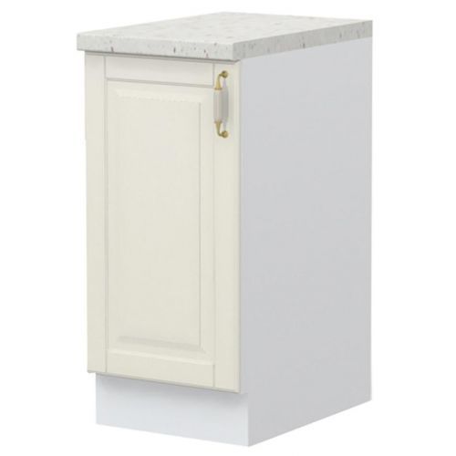 Kuchyňská skříňka Evergreen R-40-1K/4 ivorymat