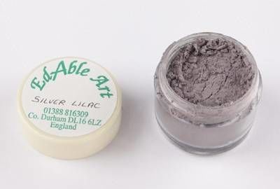 Prachová barva Silver Lilac - Edable Art
