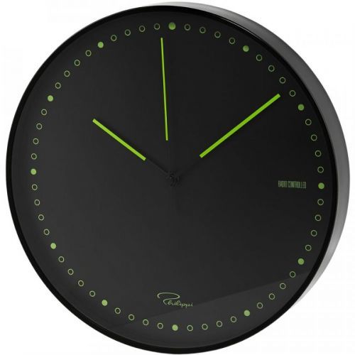 nástěnné hodiny NIGHTWATCH Philippi 31 cm černá