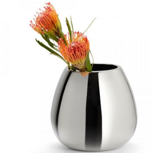 Váza ANAIS Philippi 18 cm stříbrné