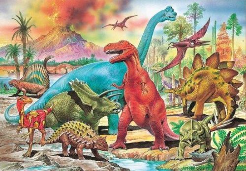 EDUCA Puzzle Dinosauři 100 dílků