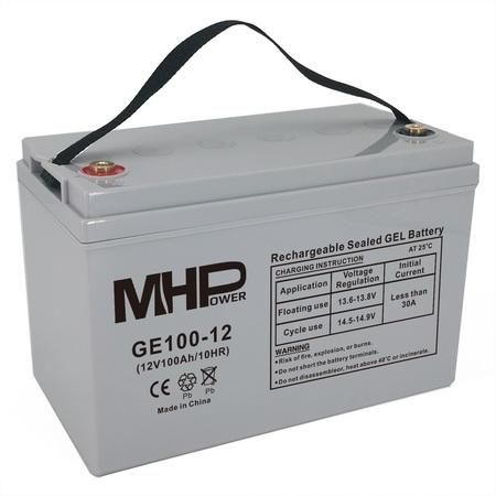 Baterie MHPower GE100-12 GEL, 12V/100Ah, T3-M8, Deep Cycle , GE100-12