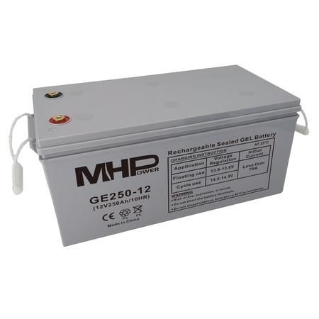 Baterie MHPower GE250-12 GEL, 12V/250Ah, T3-M8, Deep Cycle , GE250-12