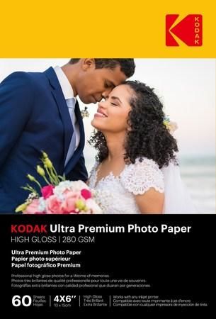 Fotopapír Kodak Ultra Premium Photo RC Gloss (280g/m2) 10x15 (A6) 60 listů, KOPPUPA660