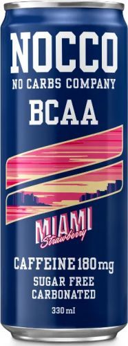 Power a energy drinky Nocco NOCCO BCAA MIAMI Jahoda