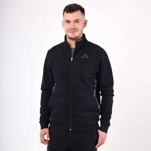 Kappa LOGO DISTE Pánská mikina, černá, velikost L