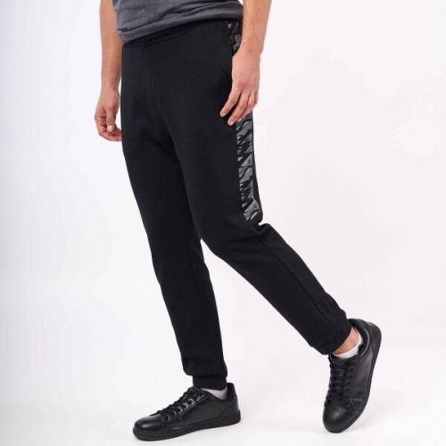 Kappa LOGO DERECK Pánské tepláky, černá, velikost L